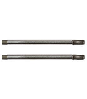 3x24 SHOCK SHAFTS V2, CHROME (B74) - TEAM ASSOCIATED - AS91643