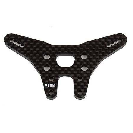 B6.3 REAR WIDE SHOCK TOWER CARBON FIBRE - TEAM ASSOCIATED