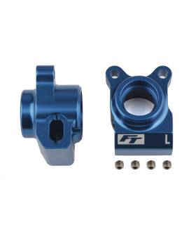 FT B6.2/B6.3 REAR HUBS BLUE ALUMINIUM - TEAM ASSOCIATED