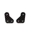 B6.3 FT CARBON FIBRE STEERING BLOCK ARMS HT+1 - ASSOCIATED - AS91902