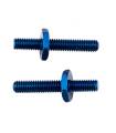 B6.3 FT ALUM. BATTERY STRAP SHOULDER SCREWS - ASSOCIATED - AS91905