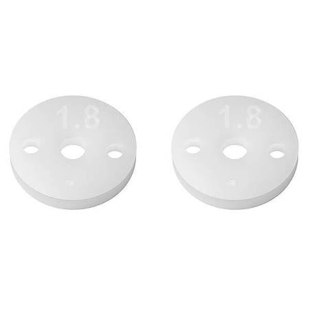 FT 13MM SHOCK PISTONS 2.5MM, 2 x 1.8 - ASSOCIATED - AS91934