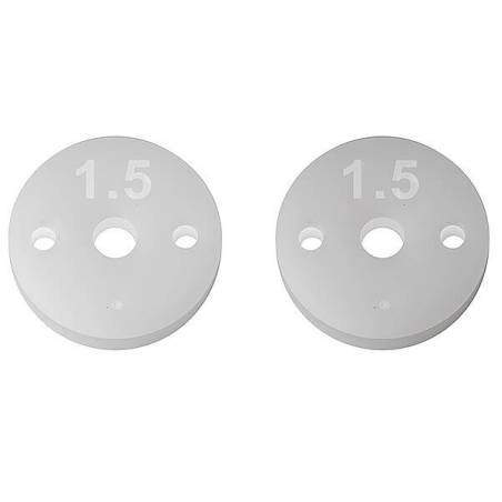 FT 13MM SHOCK PISTONS 2.5MM, 2 x 1.5