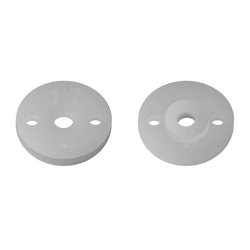 FT 13MM SHOCK PISTONS 2.0MM, 2 x 1.7 - ASSOCIATED - AS91937 FT 13MM SHOCK PISTONS 2.0MM, 2 x 1.7 - ASSOCIATED - AS91937