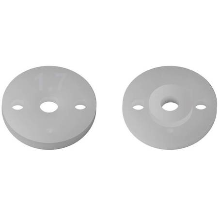 FT 13MM SHOCK PISTONS 2.0MM, 2 x 1.7