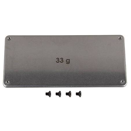 RC10B6.4 FT 33g ESC WEIGHT STEEL - ASSOCIATED - AS91977