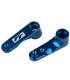 RC10B6.4 FT STEERING BELLCRANKS BLUE ALUMIN - ASSOCIATED - AS91983