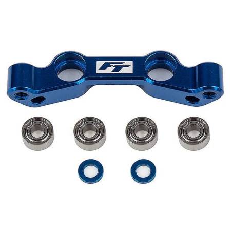 RC10B6.4 FT STEERING RACK BLUE ALUMINIUM