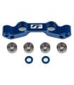 RC10B6.4 FT STEERING RACK BLUE ALUMINIUM - ASSOCIATED - AS91984