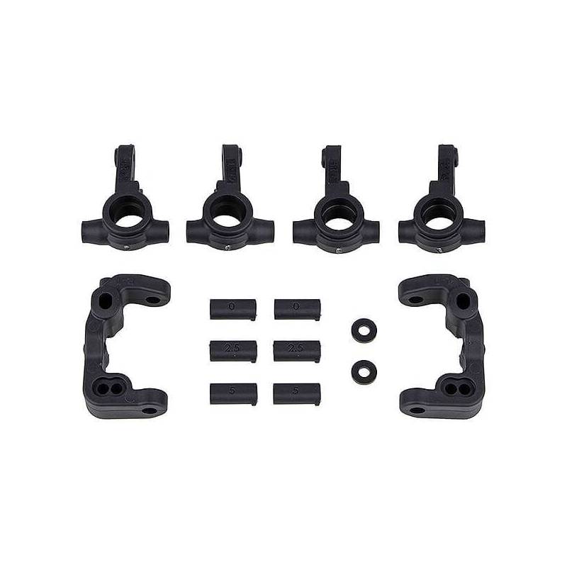 RC10B6.4 -1MM SCRUB CASTER AND STEERING BLOCK - ASSOCIATED - 91985 RC10B6.4 -1MM SCRUB CASTER AND STEERING BLOCK - ASSOCIATED - 91985
