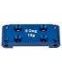 RC10B6.4 FRONT BULKHEAD BLUE ALUMINIUM - ASSOCIATED - AS91987