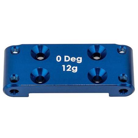 RC10B6.4 FRONT BULKHEAD BLUE ALUMINIUM