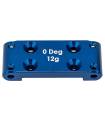 RC10B6.4 FRONT BULKHEAD BLUE ALUMINIUM - ASSOCIATED - AS91987