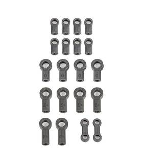 RC10B6.4 13MM, SHOCK ROD END SET - ASSOCIATED - 91997