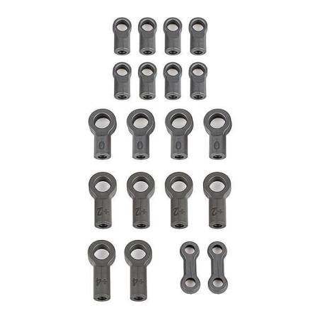 RC10B6.4 13MM, SHOCK ROD END SET - ASSOCIATED - 91997