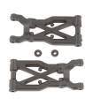 B74 REAR SUSPENSION ARMS, CARBON - TEAM ASSOCIATED - AS92298