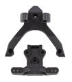 RC10B7 FT TOP PLATE & BALLSTUD MOUNT, CARBON