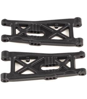 RC10B7 FT FRONT SUSPENSION ARMS, CARBON - ASSOCIATED - 92411