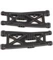 RC10B7 FT FRONT SUSPENSION ARMS, CARBON - ASSOCIATED - 92411