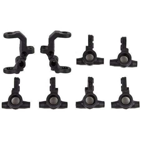 RC10B7 CASTER AND STEERING BLOCKS - ASSOCIATED - 92414