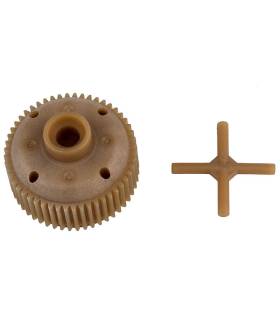 RC10B7 GEAR DIFFERENTIAL CASE & CROSS PINS - ASSOCIATED - 92420