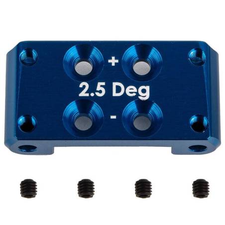 RC10B7 FT FRONT BULKHEAD, +/-2.5 DEGREE - ASSOCIATED - 92437