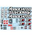 RC10B7 DECAL SHEET - ASSOCIATED - 92465