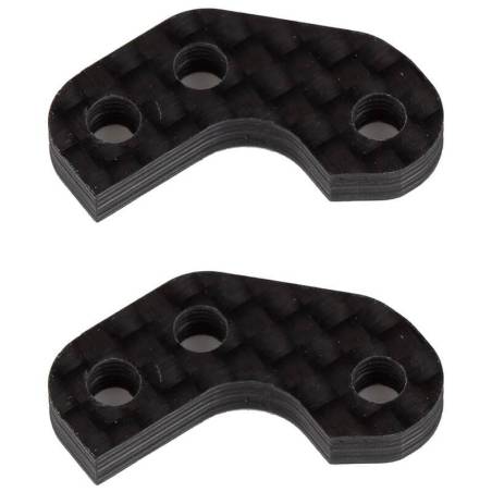 RC10B7 CASTER BLOCK LINK MOUNT SET -2MM - ASSOCIATED - 92469