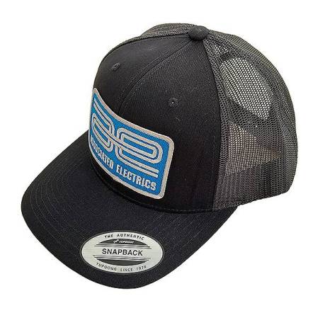 AE Logo Trucker Hat Curved bill Black - ASSOCIATED - 97008