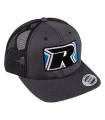 2022 TRUCKER HAT FLAT BILL CHARCOAL/BLACK - REEDY - 97079