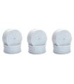 BUGGY FRONT 1/10 4WD WHEEL WHITE - 3 PAIRS - CENTRO - C0261W