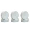 BUGGY FRONT 1/10 2WD SLIM WHEEL WHITE - 3 PAIRS - CENTRO - C0260W