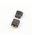 XT-60 BLACK CONNECTOR (MALE/FEMALE) - CENTRO - C0350