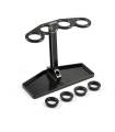 ALUMINIUM 1:8 & 1:10 SHOCK STAND & PARTS TRAY - CENTRO - C0515