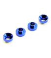 ALUMINIUM SERVO MOUNT COLLARS (4) - BLUE