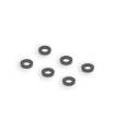 BLACK M3 FLAT WASHER 5.75mm x 1.0mm (6) - CENTRO - C0635-2