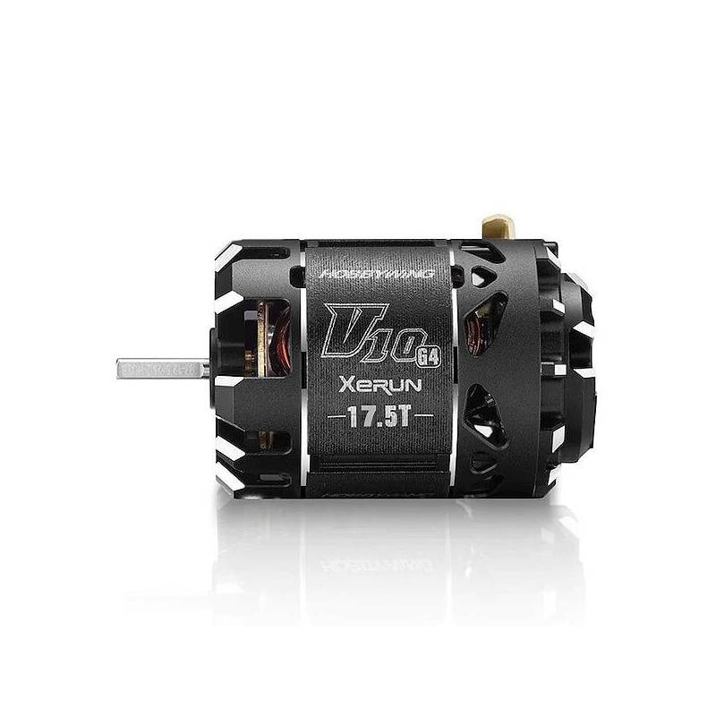 HOBBYWING XERUN V10 17.5T BLACK G4 MOTOR - HW30401141 - HOBBYWING HOBBYWING XERUN V10 17.5T BLACK G4 MOTOR - HW30401141 - HOBBYWING