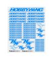 BLUE/WHITE DECAL SHEET