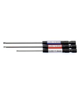 SET PUNTAS ATORNILLADOR 1.5MM. 2.0MM. 2.5MM