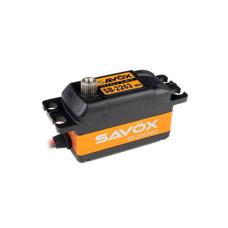 SAVOX BRUSHLESS SERVO LOW-PROFIL SB-2263MGB - SAVOX - SAV-SB2263MGB SAVOX BRUSHLESS SERVO LOW-PROFIL SB-2263MGB - SAVOX - SAV-SB2263MGB