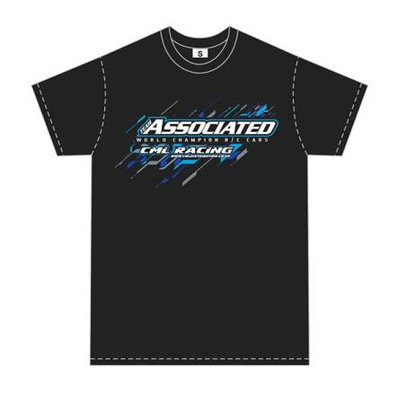 AE/CML T-SHIRT BLACK (MEDIUM) - TEAM ASSOCIATED - SP124M-C