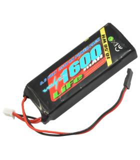 VOLTZ 1600mah 2S 6.6V RX LiFe BATERIA PLANA