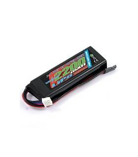 VOLTZ 2300mah 2S 7.4V RX LiPo BATERIA PLANA