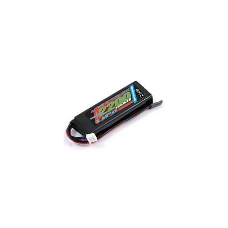 VOLTZ 2300mah 2S 7.4V RX LiPo BATERIA PLANA
