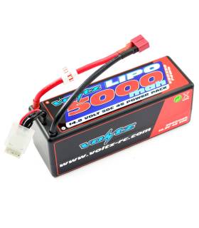 5000mah HARD CASE 14.8V 50C LIPO STICK PACK - VOLTZ - VZ0350