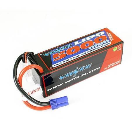 VOLTZ 5000mah LIPO STICK EC5 CAJA DURA 14.8V 50C