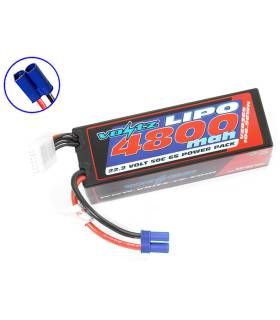 6S 4800mah 22.2V 50C EC5 HARDCASE LIPO - VOLTZ - VZ0365EC5