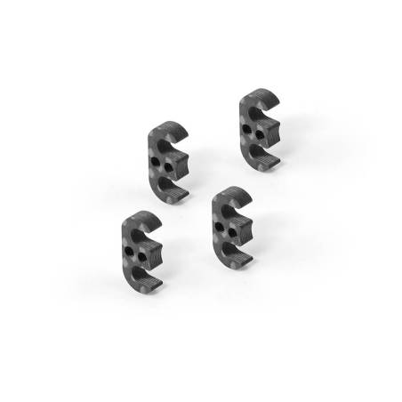 GRAPHITE SHIM FOR REAR BODY POST ADJUSTMENT 3.0MM (4) - 301390 - XRAY