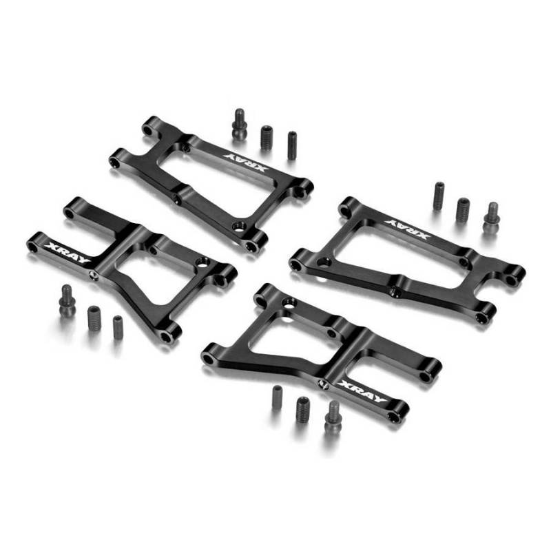 ALU FRONT & REAR SUSPENSION ARM 1-HOLE - SWISS 7075 T6 (2+2) - XRAY ALU FRONT & REAR SUSPENSION ARM 1-HOLE - SWISS 7075 T6 (2+2) - XRAY