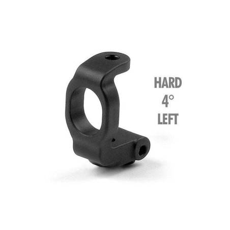 COMPOSITE C-HUB LEFT - 4° DEG. - HARD (ECS) - XRAY